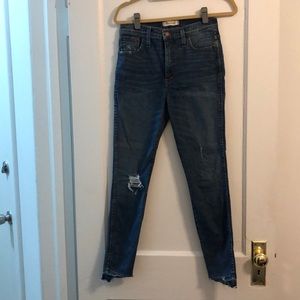 BRAND NEW Madewell 10” high-rise skinny jean